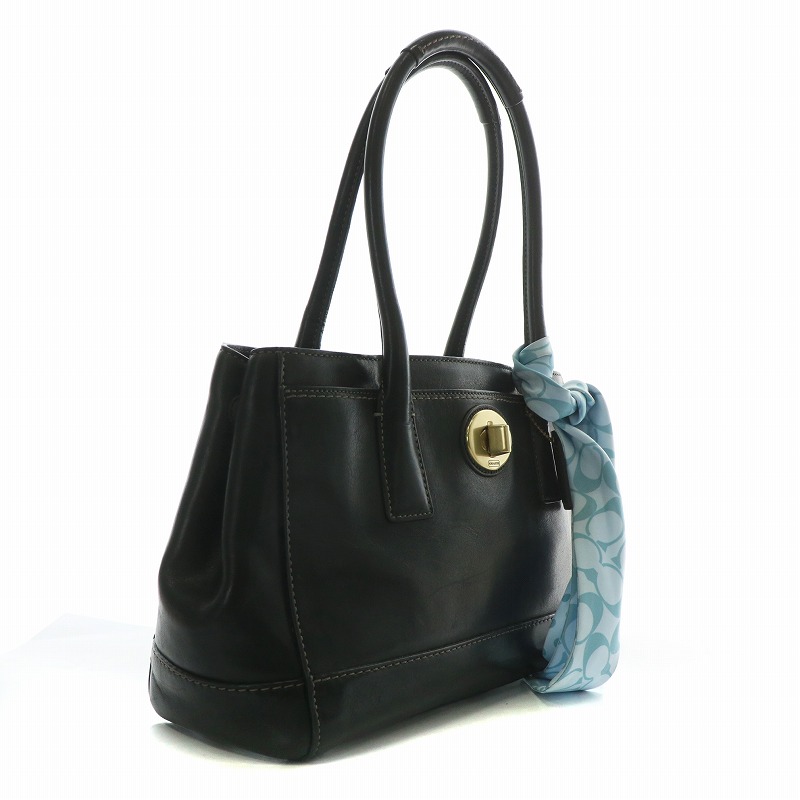 コーチ COACH ハンドバッグ トート レザー ロゴ 型押し スキニー 