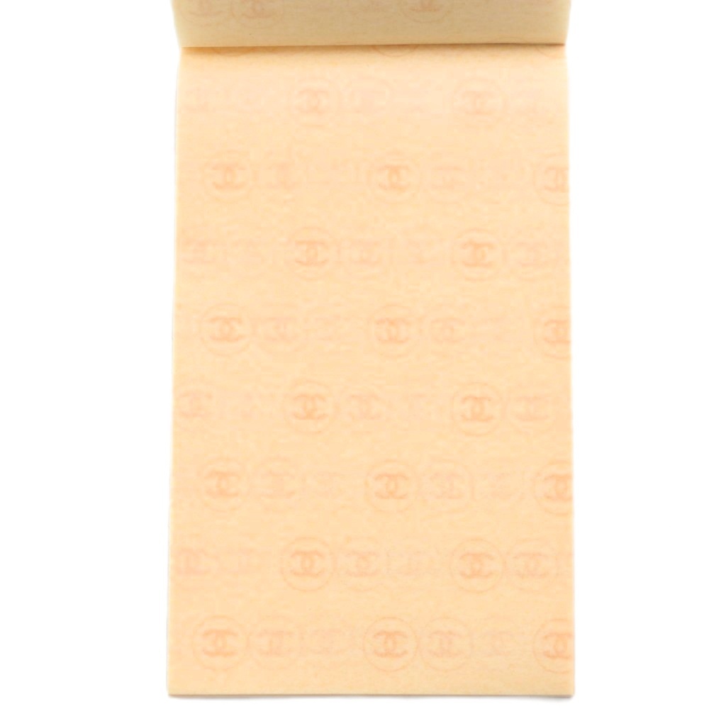 シャネル CHANEL オイル コントロール ティッシュ あぶらとり紙 コスメ 手鏡付き ココマーク 黒 ブラック /XZ ■GY11 レディース