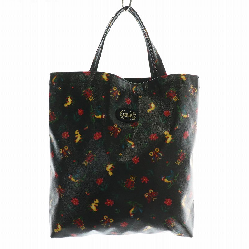 【未使用タグ付】フェイラー　FEILER 黒 トートバッグ FEILER(フェイラー) / トートバッグ/--/BLK | 中古品の販売