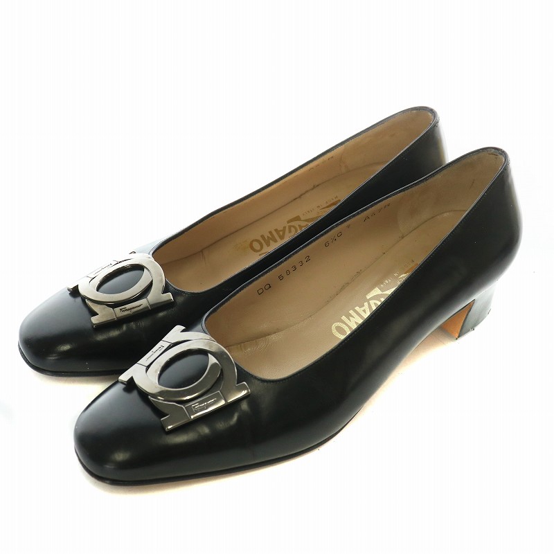 サルヴァトーレフェラガモ Salvatore Ferragamo パンプス レザー  