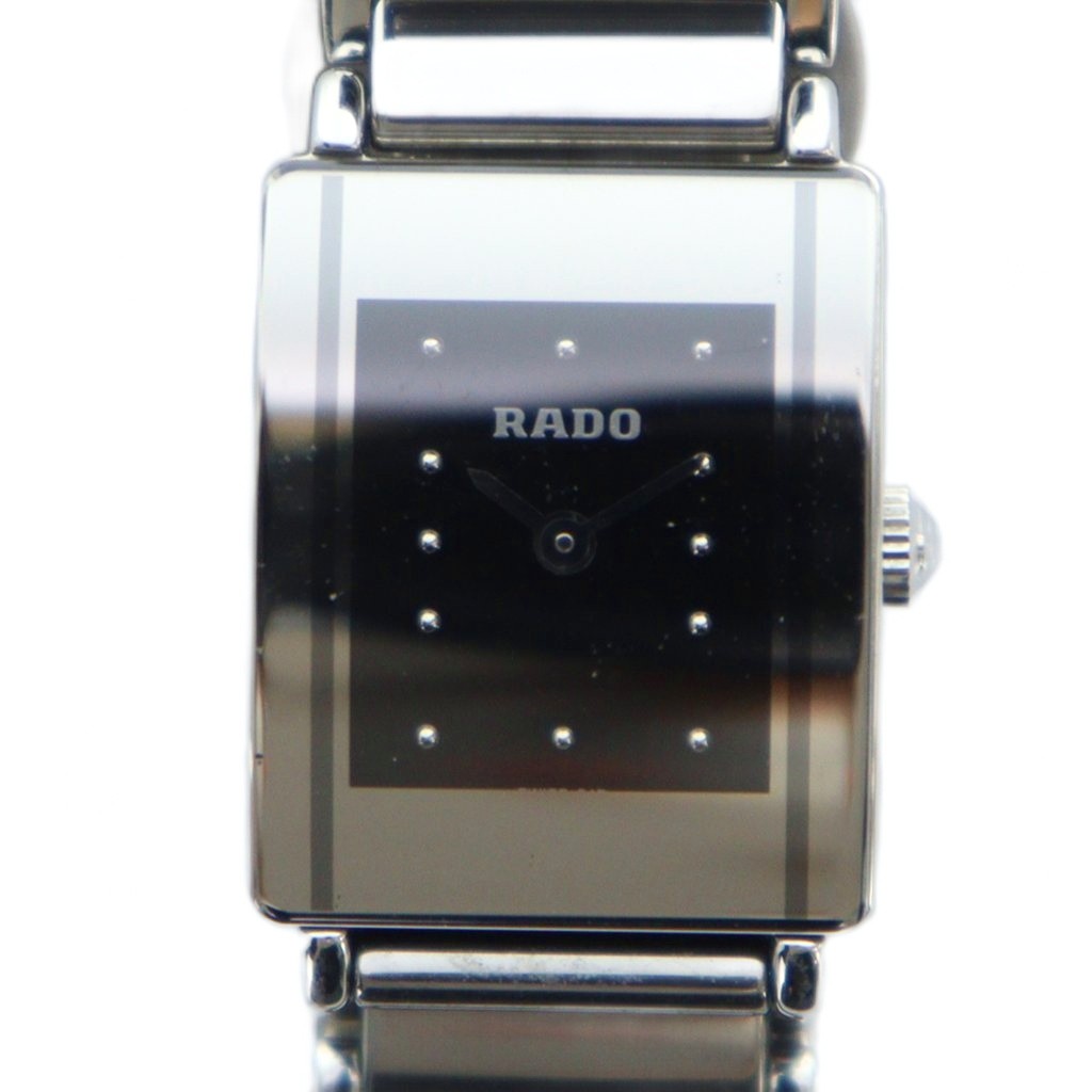 ラドー RADO ダイアスター DIASTAR 腕時計 ウォッチ クォーツ 黒文字盤 