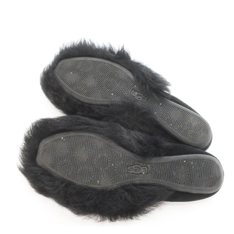 アグ UGG JEANIE FLUFF FLAT バレエシューズ フラットシューズ シープ