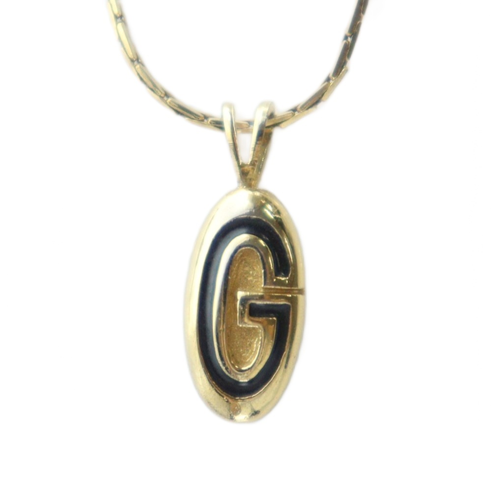 ジバンシィ GIVENCHY ネックレス アクセサリー ペンダント Gロゴ 刻印 