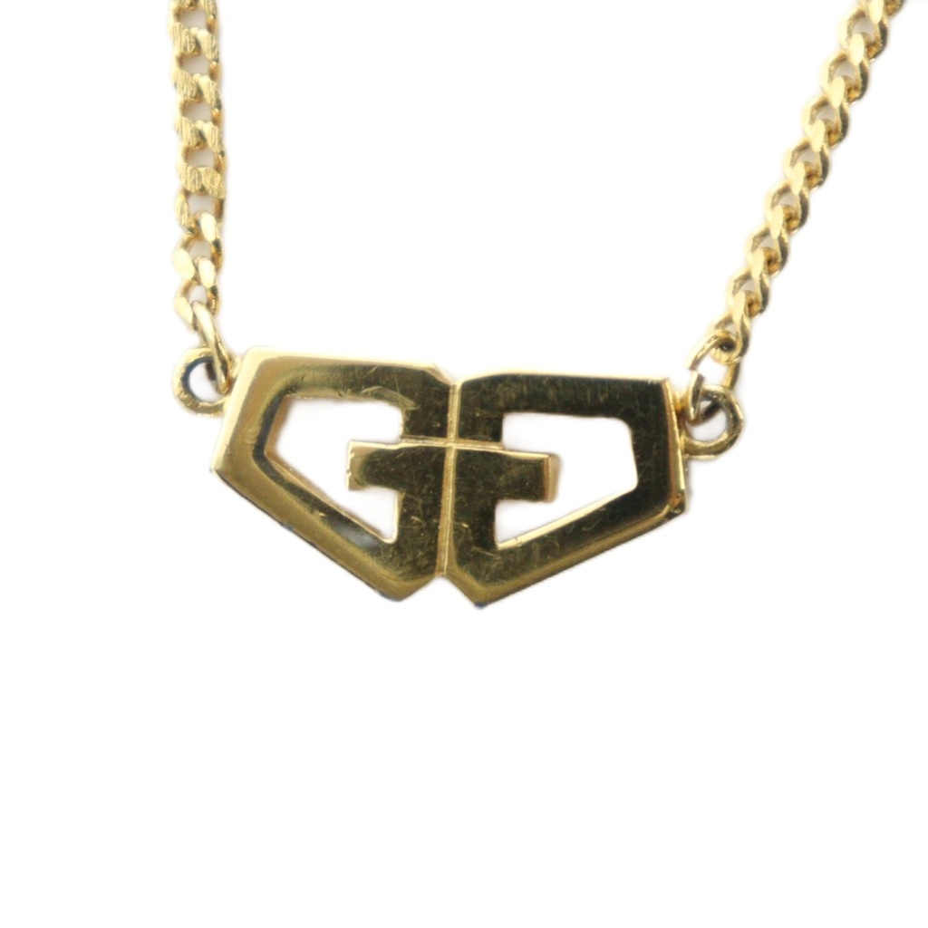ジバンシィ GIVENCHY ネックレス アクセサリー ロゴ ゴールド色