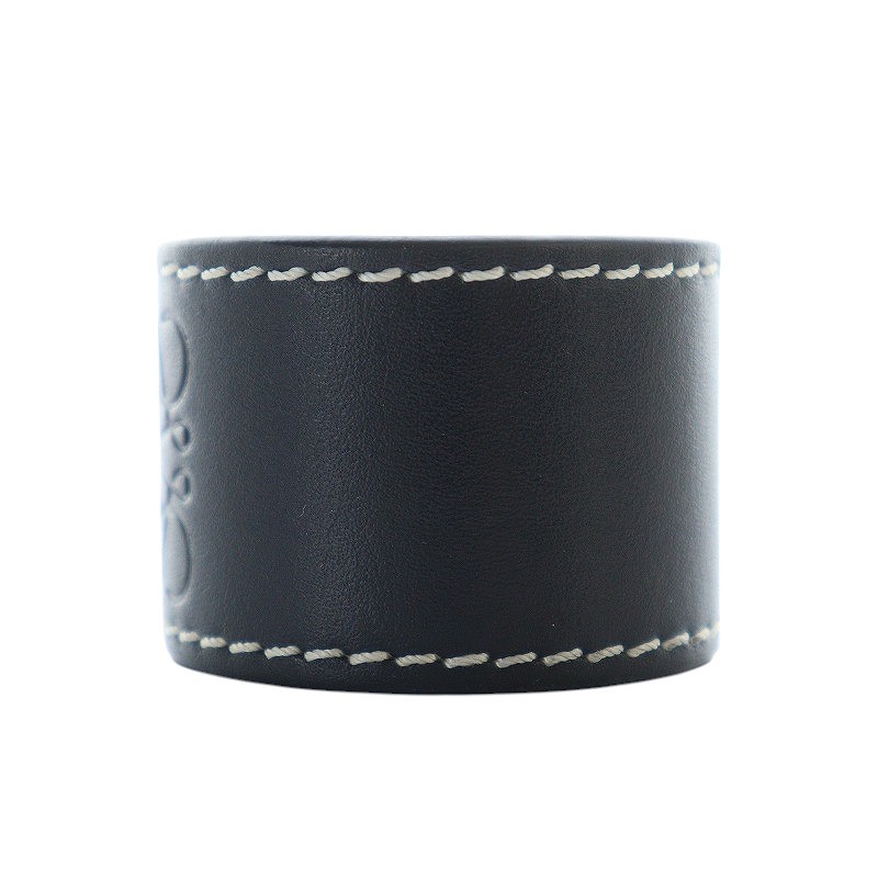 ロエベ スラップ ブレスレット レザー バングル アナグラム型押し