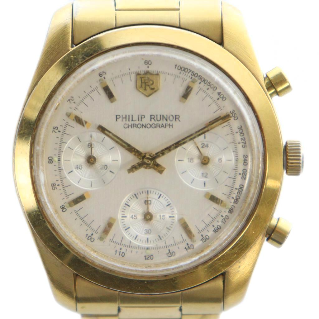 フィリップ ルノー PHILIP RUNOR 腕時計 ウォッチ クォーツ クロノ 