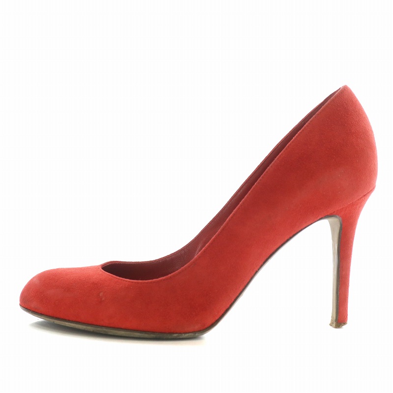 セルジオロッシ Sergio rossi パンプス スエード ラウンドトゥ