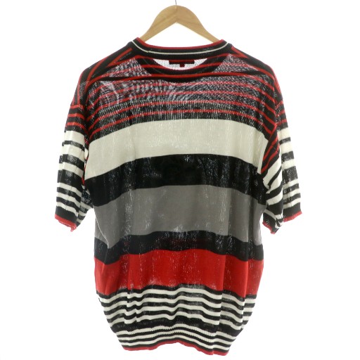 アンジェロガルバス ANGELO GARBASUS ニット サマーセーター 半袖 総柄