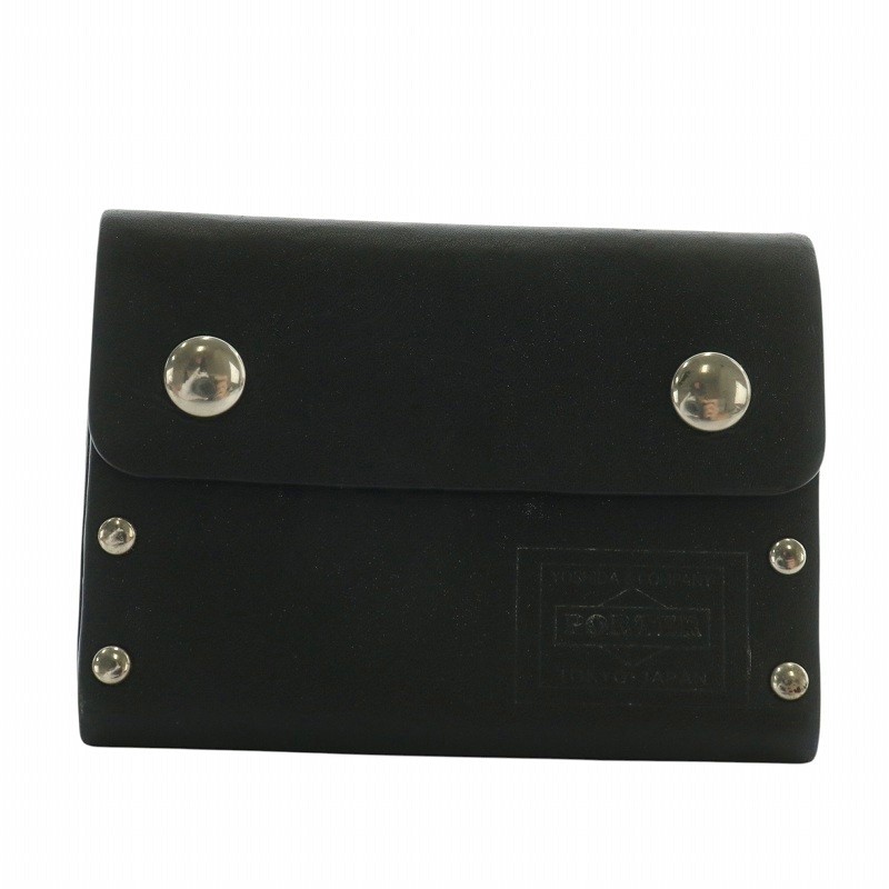 ポーター PORTER 吉田カバン カードケース パスケース レザー スタッズ