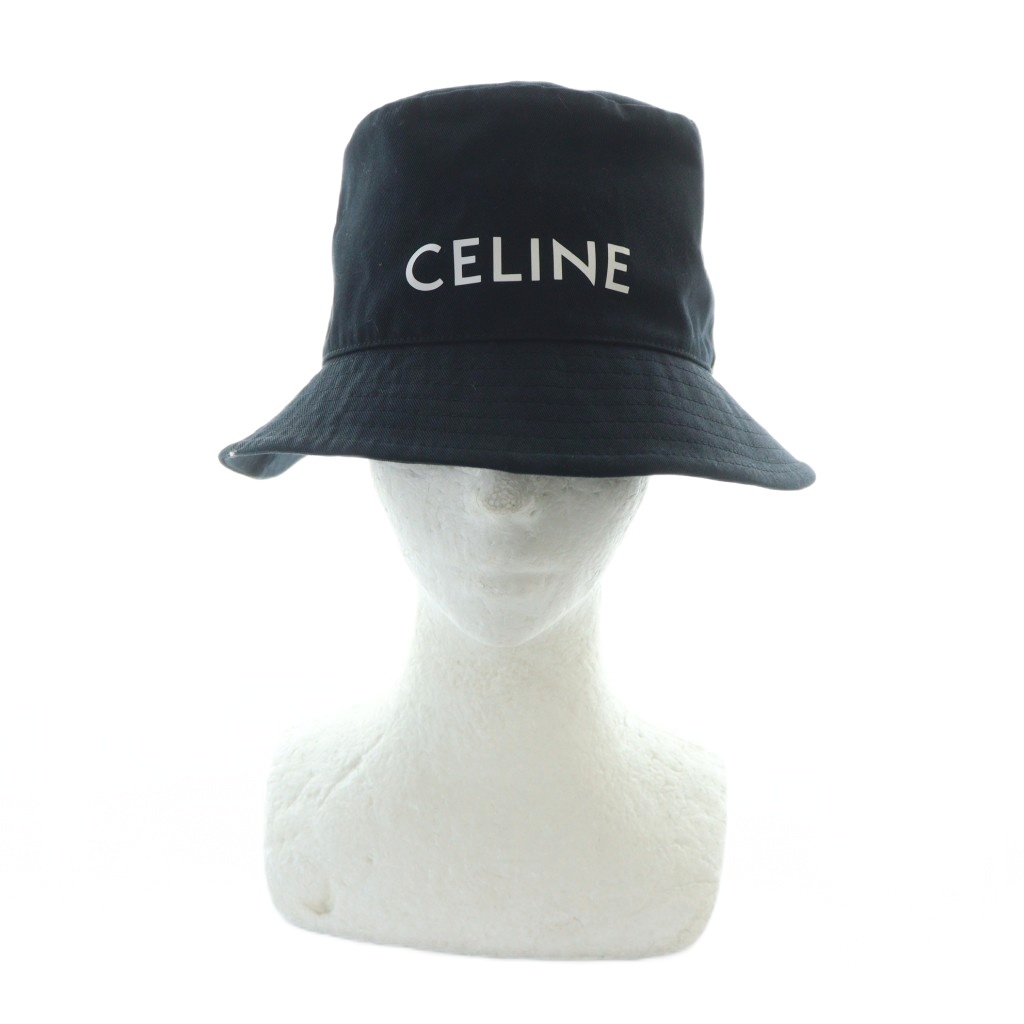 CELINE ブラック ニットバケットハット CELINE ブラック ニット