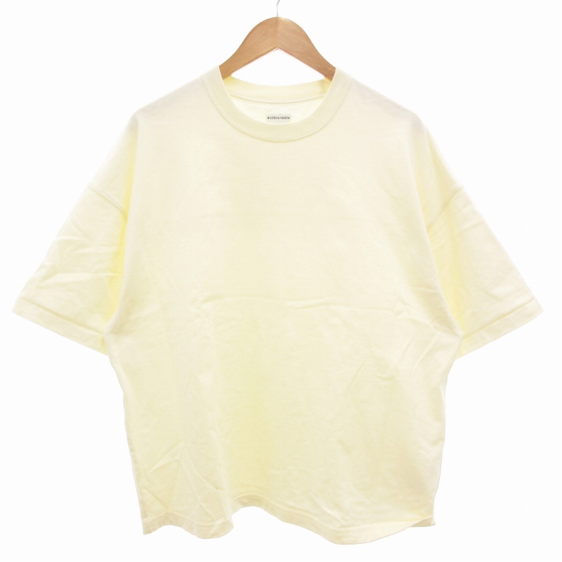 【中古】ボッテガヴェネタ BOTTEGA VENETA オーバーサイズ クルーネック Tシャツ 半袖 XXS 白 ホワイト 783387 メンズ ボッテガヴェネタ BOTTEGA VENETA オーバーサイズ クルーネック T