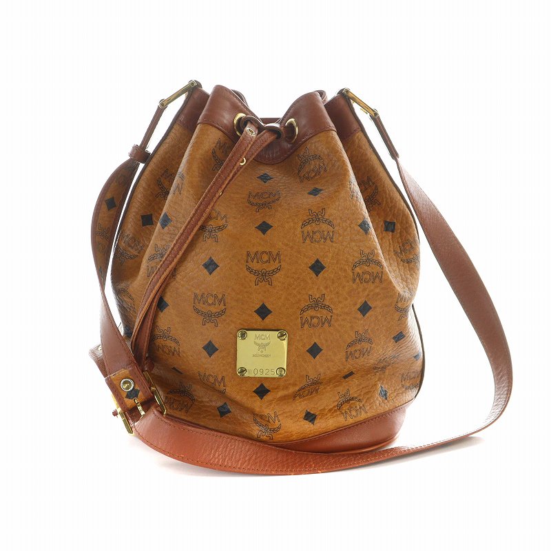 MCM ブラウンレザー ショルダーバッグ MCM ショルダーバッグ ブラウン