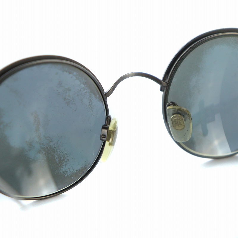 希少 ジョルジオアルマーニ ハーフリム メタルフレーム サングラス 希少 ジョルジオアルマーニ ハーフリム メタルフレーム サングラス