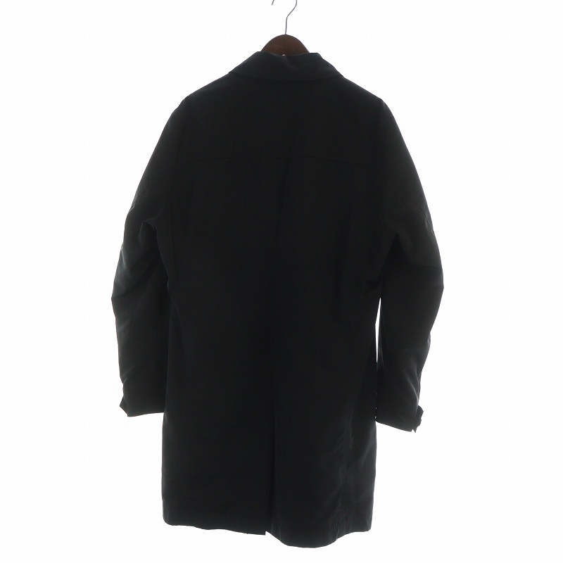 HUGOBOSS ヒューゴボス ステンカラーコート M ブラック 黒 HUGOBOSS