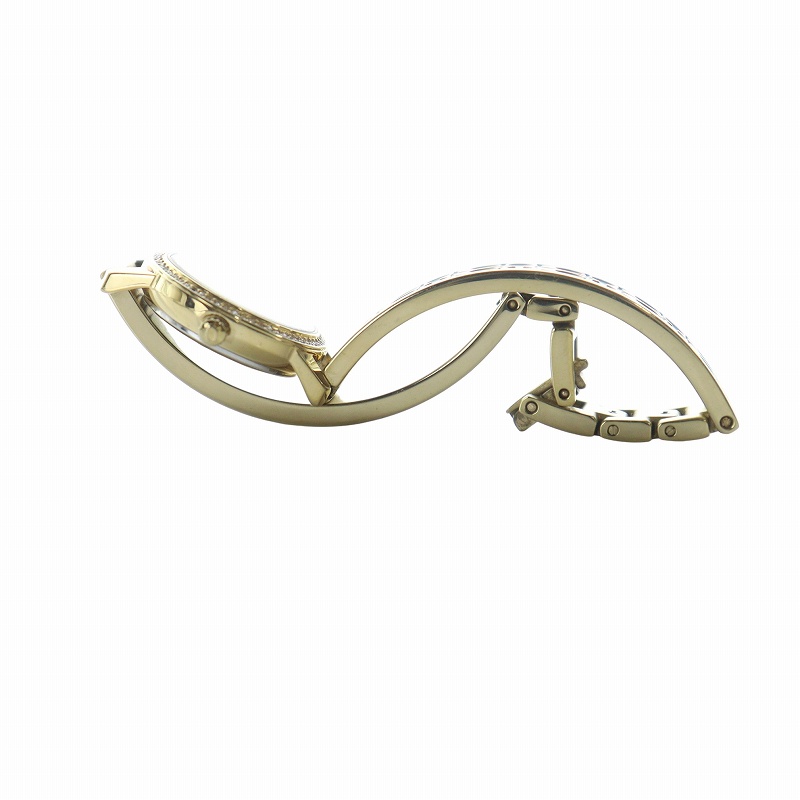 コーチ COACH 腕時計 バングルウォッチ クォーツ シェル文字盤 ロゴ 石  