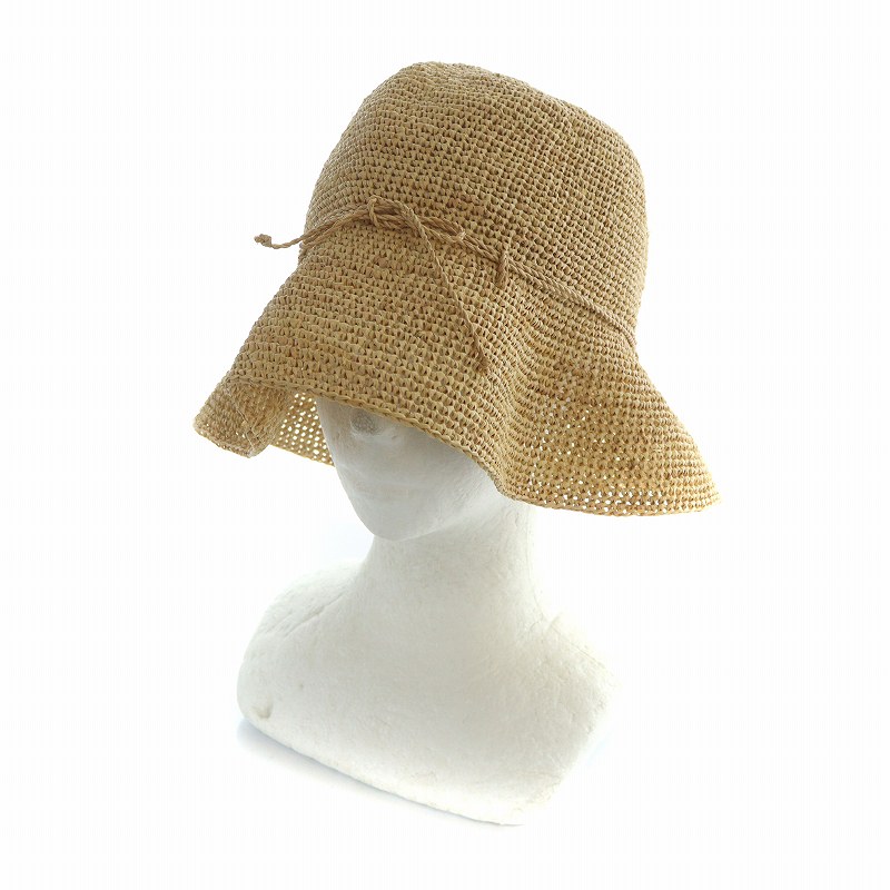 美品ヘレンカミンスキー 美品 ヘレンカミンスキー 麦わら帽子 ラフィア