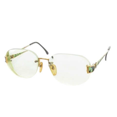 YVES SAINT LAURENT ヴィンテージ 眼鏡 フレーム 14金張