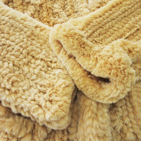 ノーブランド ラビットファージャケット 毛皮 パーカー フーディ  