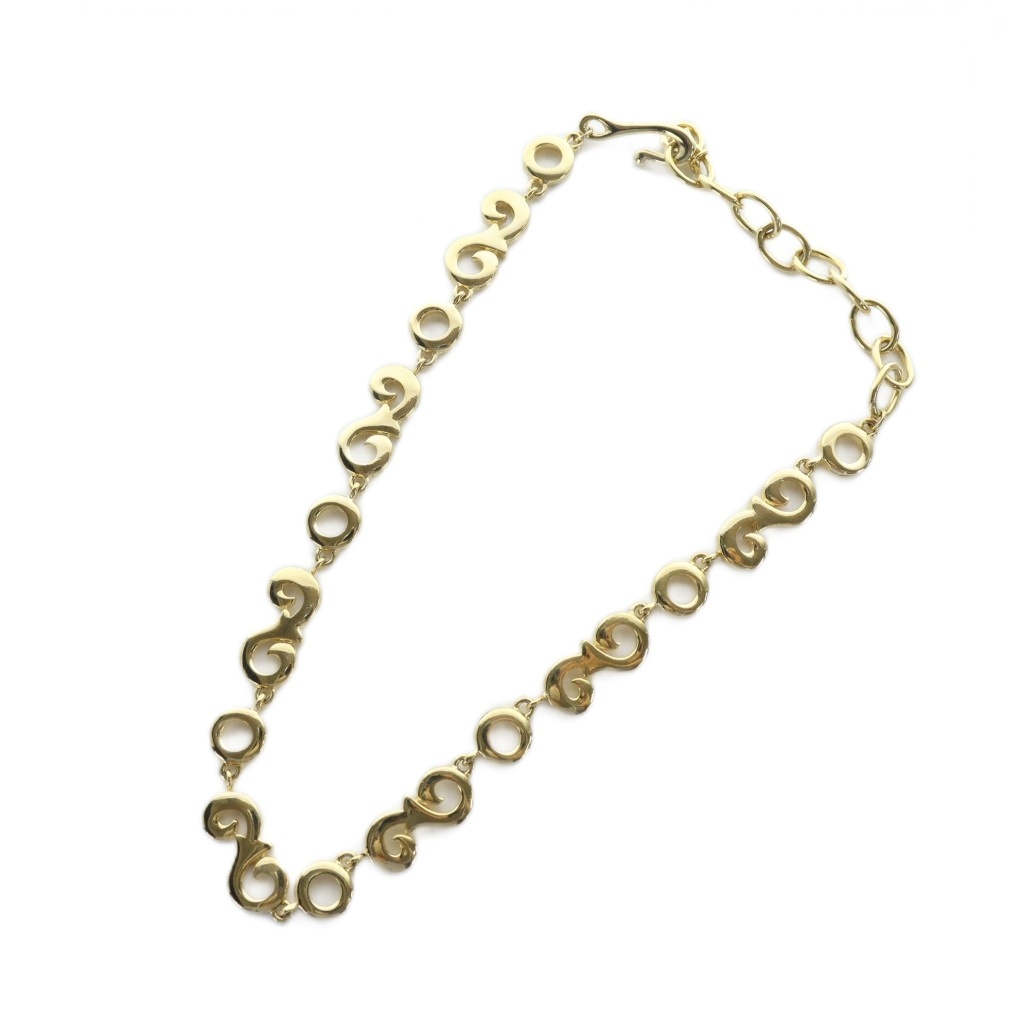 美品 ジバンシー ネックレス ヴィンテージ ゴールド チェーン ロゴ GIVENCHY - 美品 GIVENCHYロゴ ジバンシー ネックレス