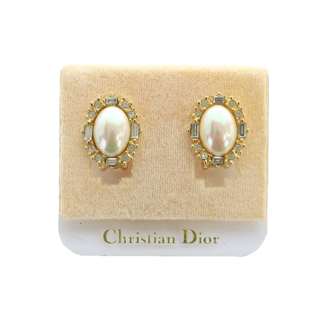 クリスチャンディオール Christian Dior イヤリング クリップ式