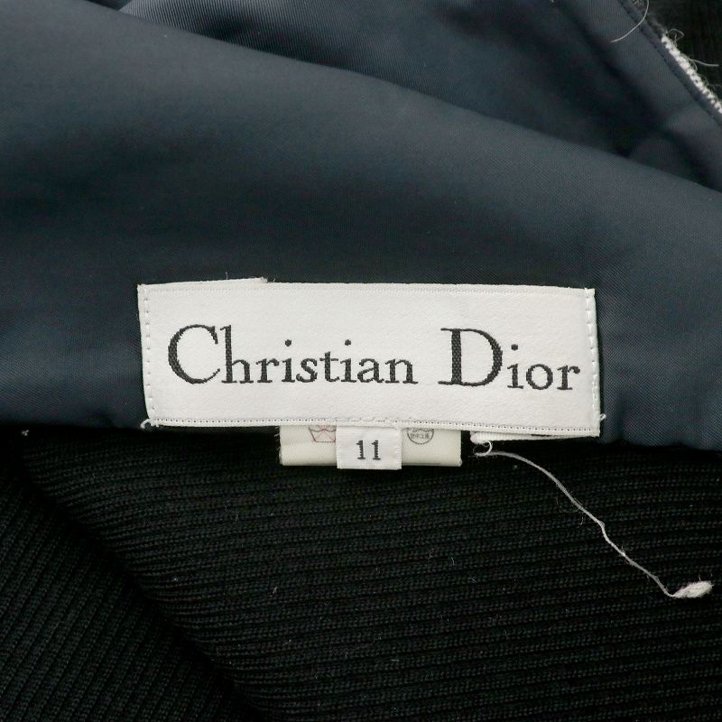 希少✨Christian Dior ピンタック　ジャケット　ヴィンテージ 美品 Christian Dior クリスチャンディオール ノーカラージャケット S