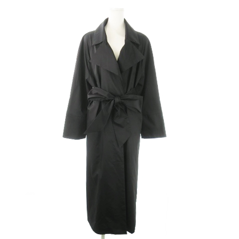 NAVE 黒 ロングコート 未使用】NAVE パディング ロング コート him her