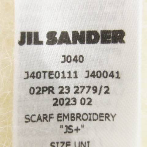 ジルサンダープラス JIL SANDER＋ マフラー ニット モヘア ロゴ  