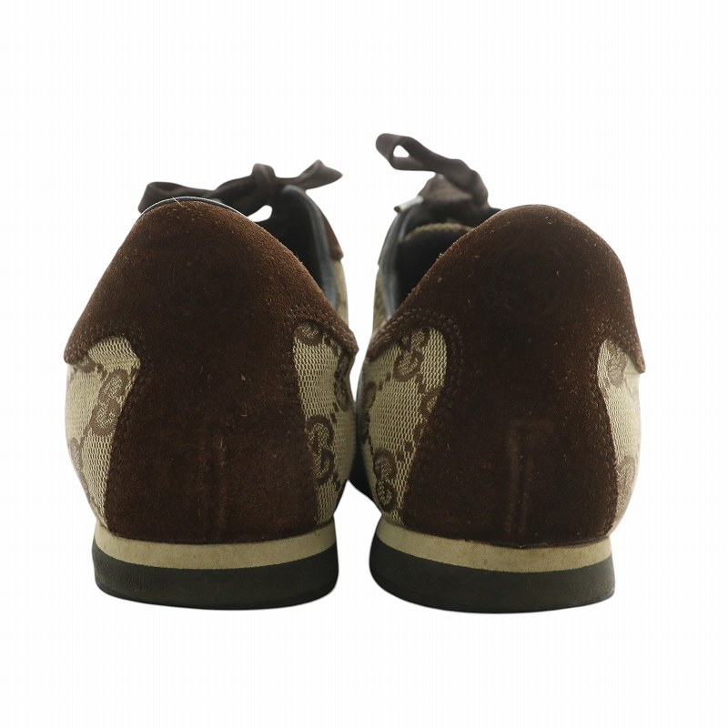 グッチ GUCCI スニーカー キャンバス スエード ローカット GG柄