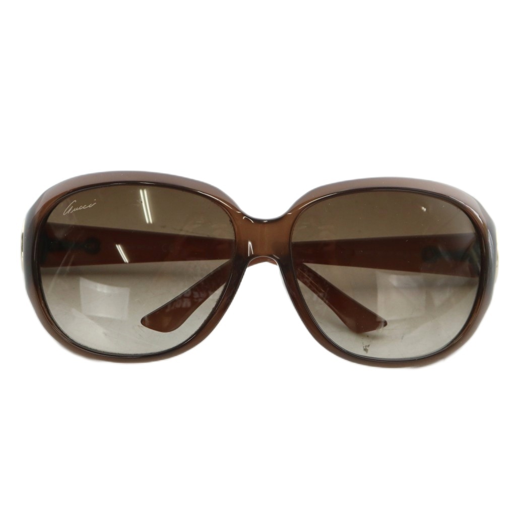 グッチ GUCCI 眼鏡 サングラス セルフレーム グラデーション ロゴ 61