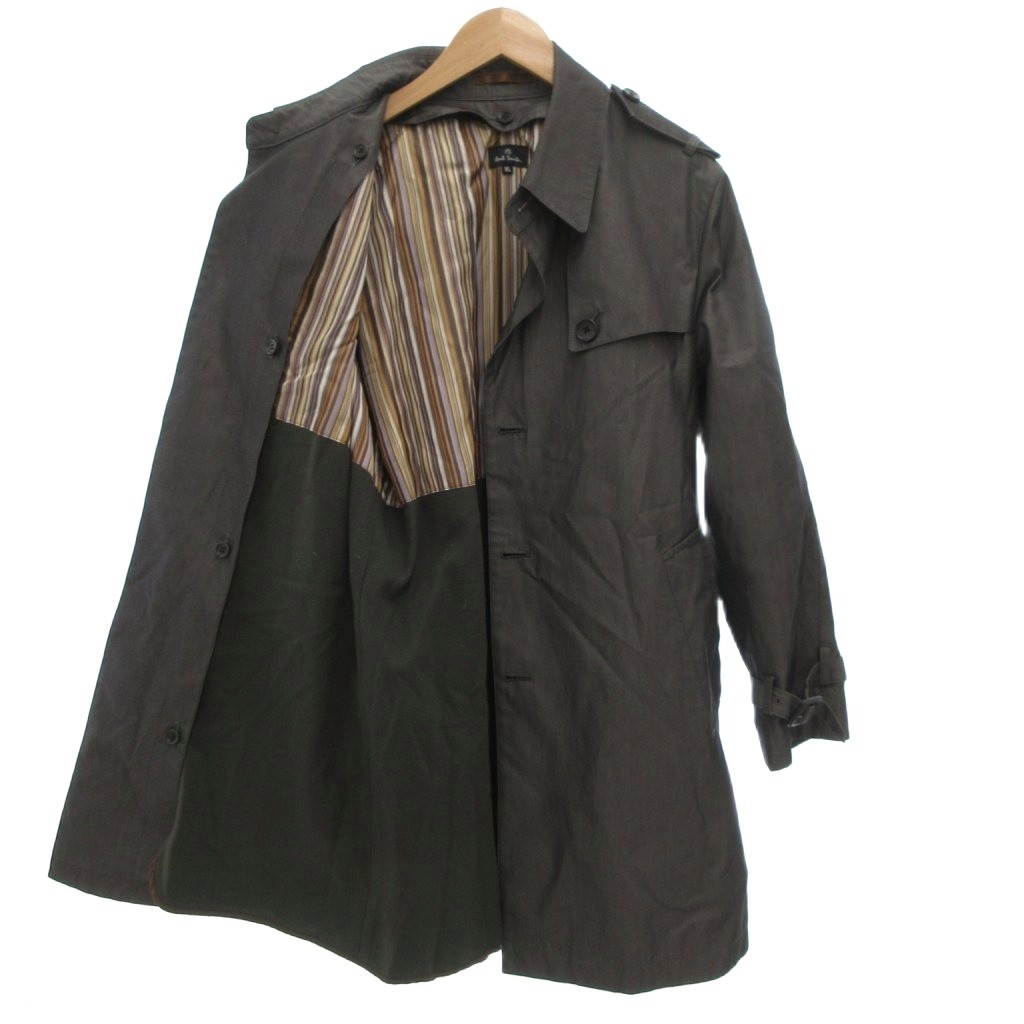 ポールスミス ウールロングコート ブラウン Paul Smith カシミヤ