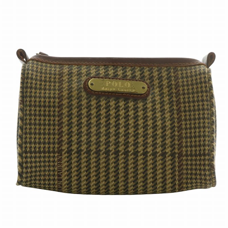 ポロ ラルフローレン POLO RALPH LAUREN ポーチ 小物入れ PVC レザー