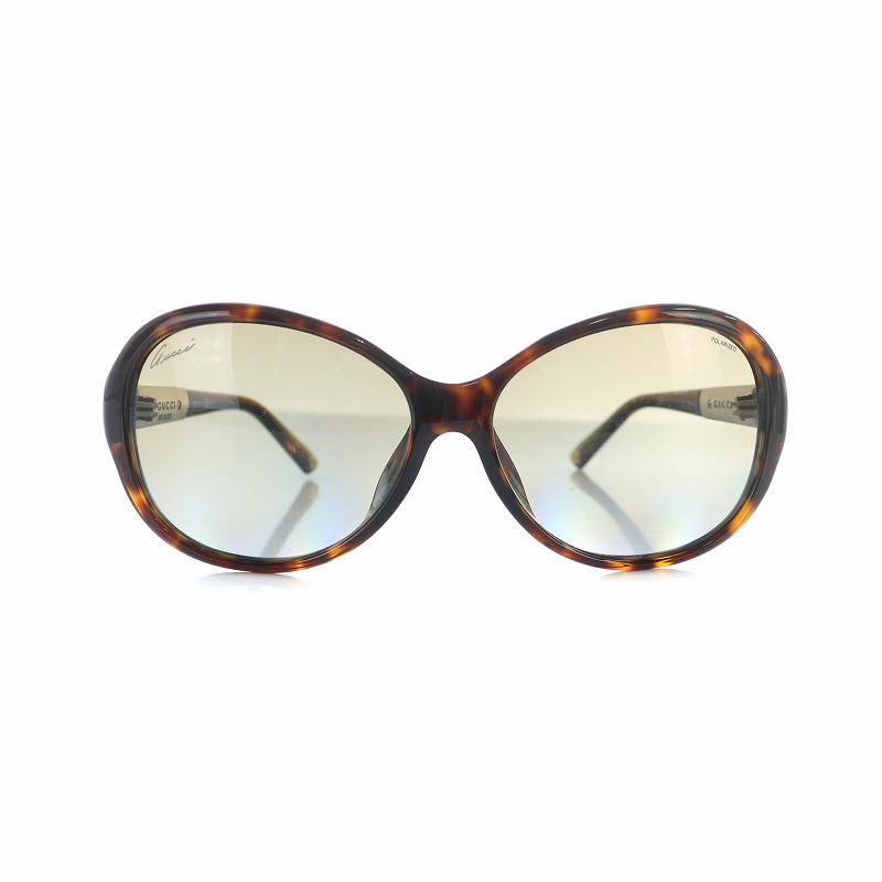グッチ GUCCI バンブー サングラス 眼鏡 めがね べっ甲柄 カラーレンズ