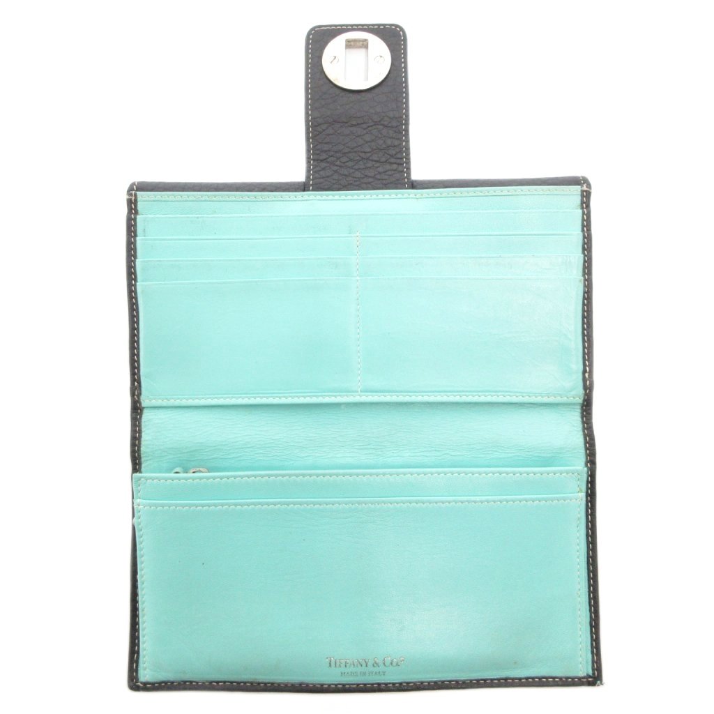 ティファニー長財布 ターンロック ティファニーブルー TIFFANY