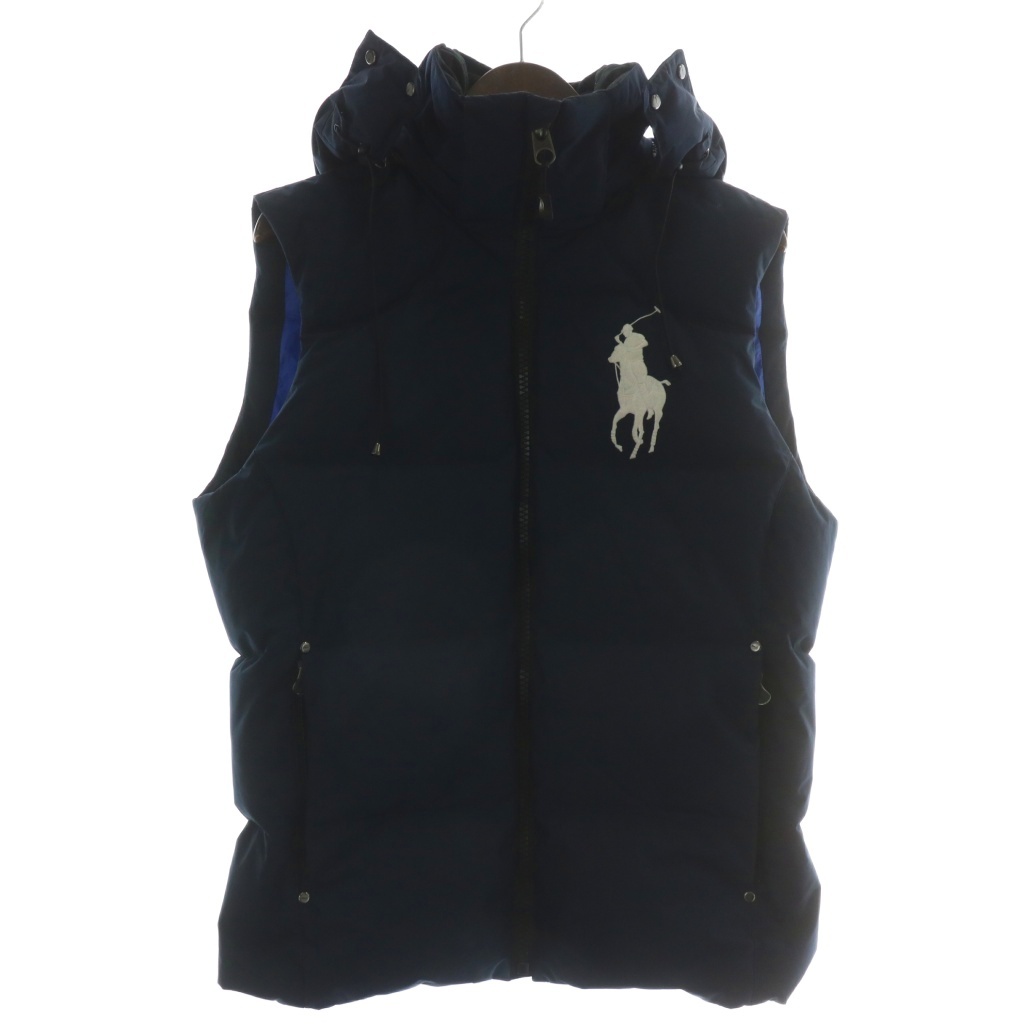 Polo Ralph Lauren ビッグポニーダウンベスト ラルフローレン 黒 楽天市場】ポロ ラルフローレン 子供用のダウンベスト パーカー ビッグ