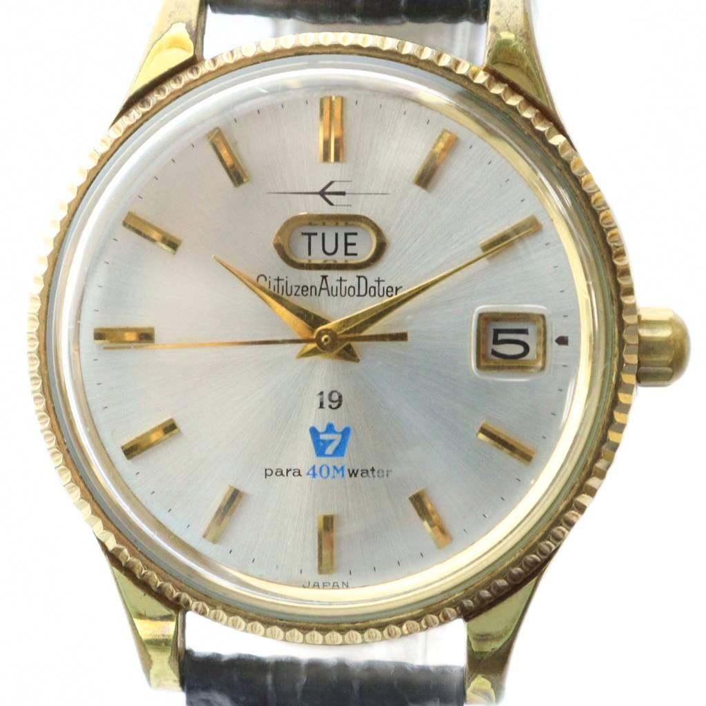 メンズ CITIZEN シチズンAuto Dater 25メンズ 時計 ヴィンテージ