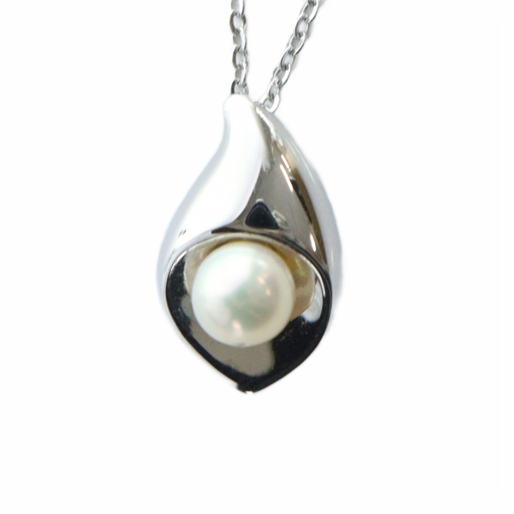 タサキ 田崎 TASAKI ネックレス アクセサリー ペンダント しずく型 