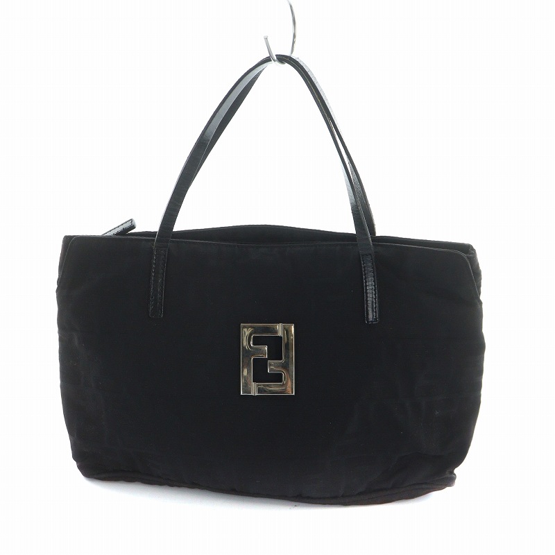 フェンディ FENDI トートバッグ ハンドバッグ ナイロンキャンバス 