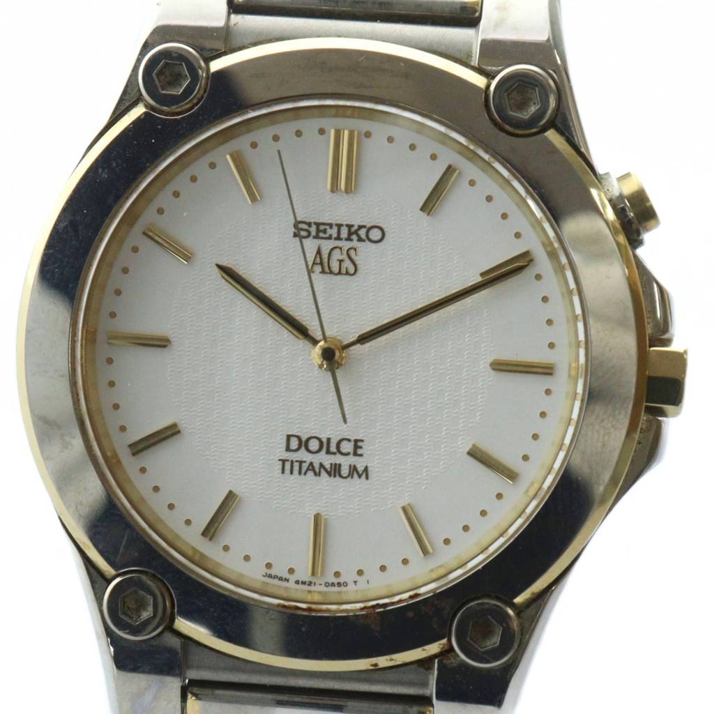 セイコー SEIKO ドルチェ dolce 腕時計 ウォッチ 自動巻き 白文字盤 
