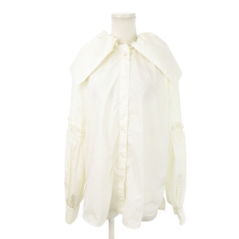 ビビィ Bibiy. シャツ ブラウス フリルカラー リボン 長袖 ボリューム