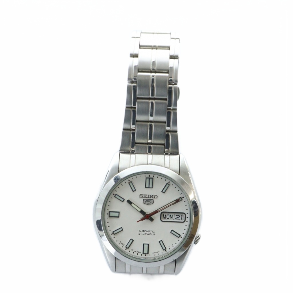 セイコー SEIKO ファイブ 5 腕時計 ウォッチ 21石 自動巻き デイト  