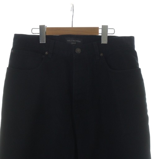 バレンシアガ BALENCIAGA バギーパンツ デニムパンツ ジーンズ ボタン