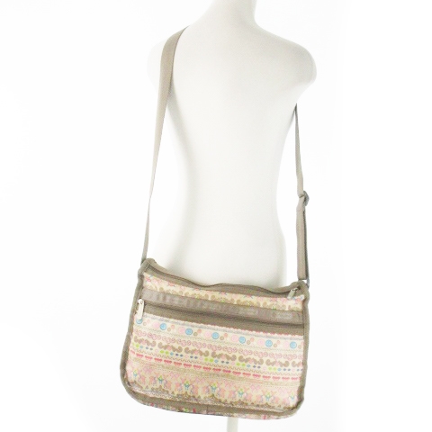 レスポートサック LesportSAC ショルダーバッグ ナイロン ロゴ 鹿 リス