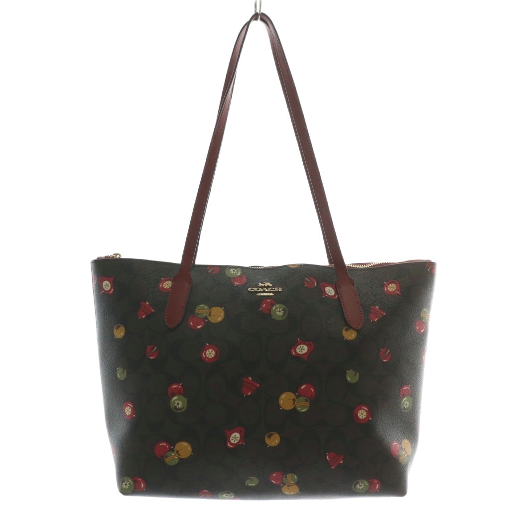 コーチ COACH トートバッグ ハンド PVC レザー シグネチャー