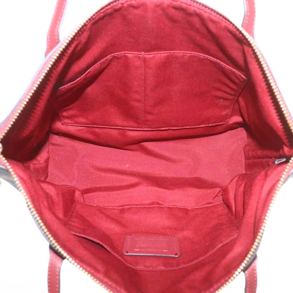 コーチ COACH トートバッグ ハンド PVC レザー シグネチャー