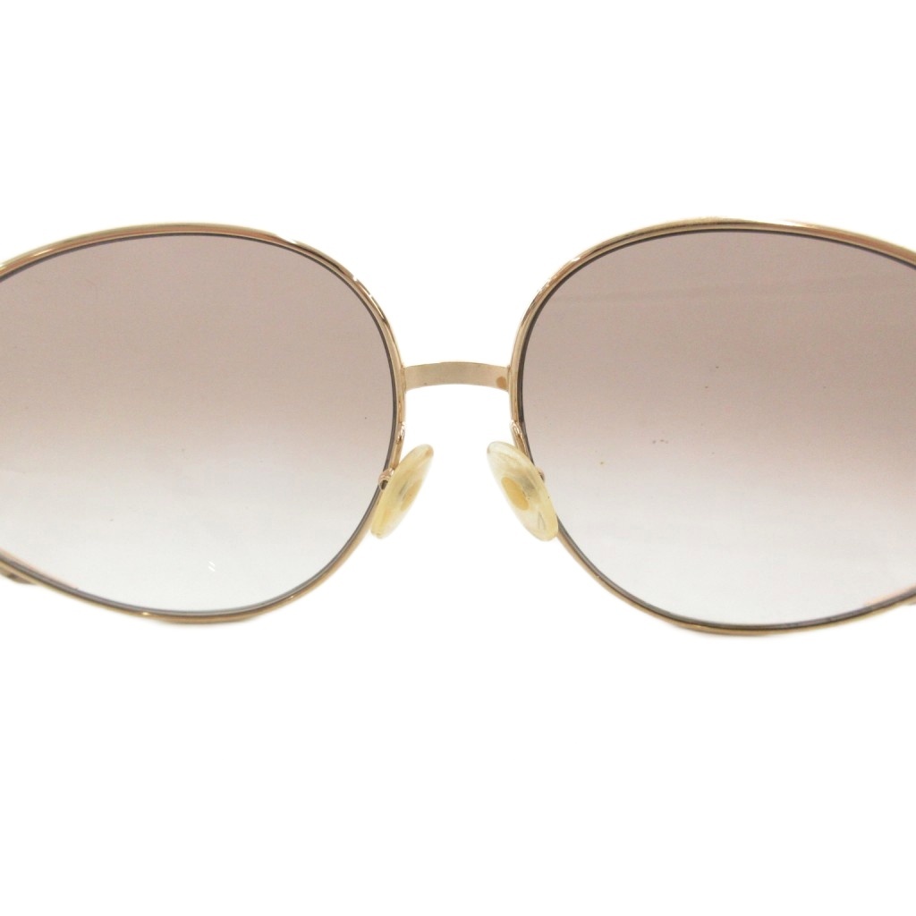 【中古】クリスチャンディオール Christian Dior サングラス メタルフレーム 63□17 赤 レッド 金色 ゴールドカラー クリスチャンディオール Christian Dior サングラス メタルフレーム 63