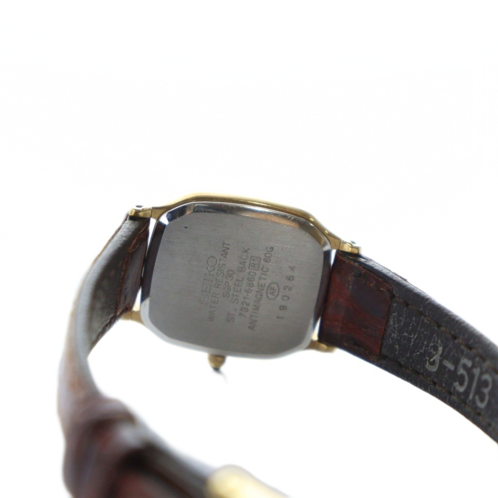 セイコー SEIKO エクセリーヌ exceline 腕時計 ウォッチ クォーツ ロゴ  