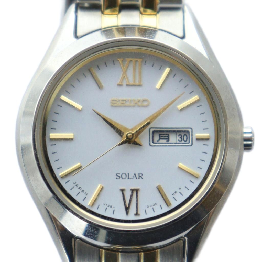 SEIKO(セイコー) 白文字盤 ゴールド腕時計 メンズ 腕時計 自動巻き 