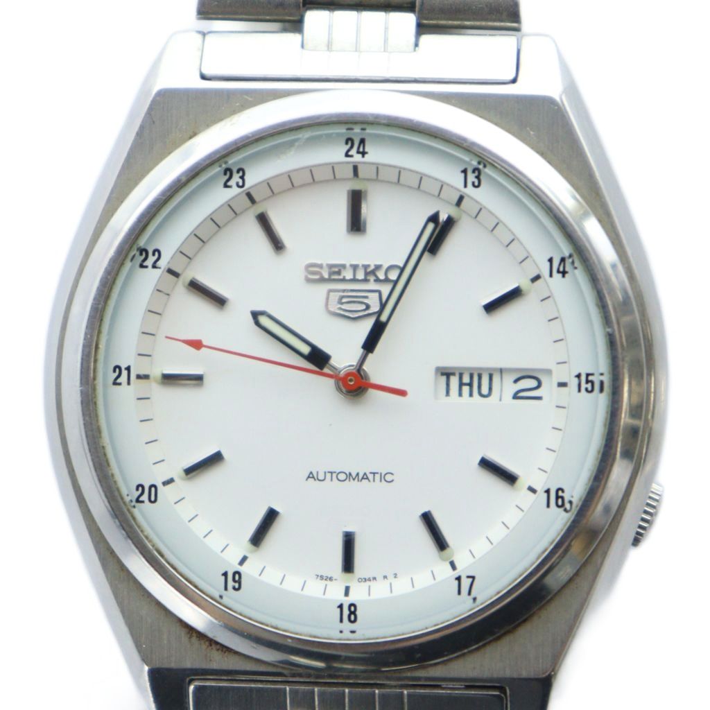 セイコー SEIKO ファイブ 5 腕時計 ウォッチ 自動巻き デイト