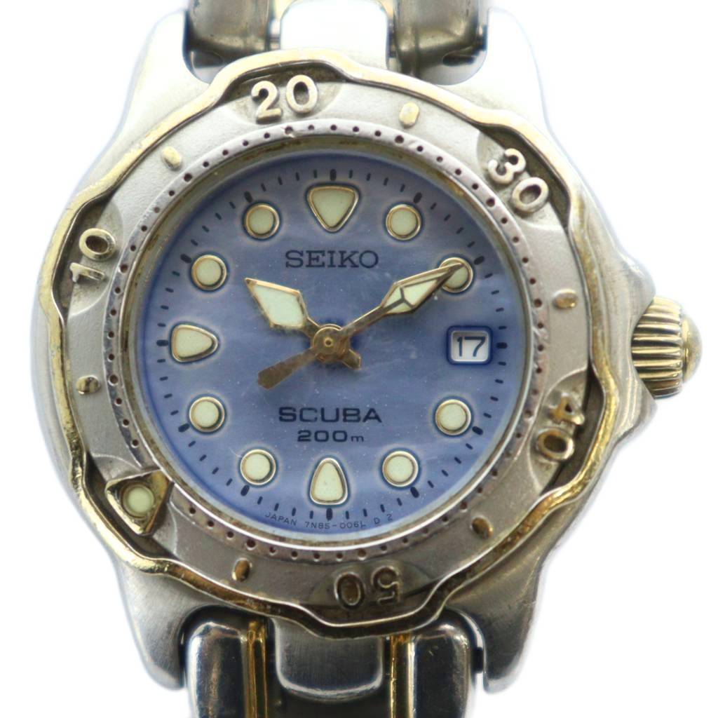 セイコー SEIKO SCUBA スキューバ 200M 7N85-0070 腕時計 ウォッチ 