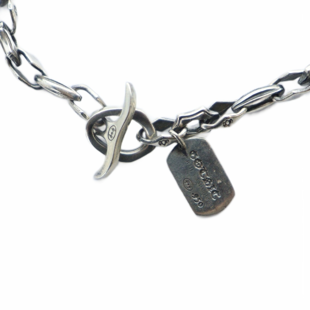 ヨウジヤマモト YOHJI YAMAMOTO SILVER 950 GOTHIC CHAIN BRACELET
